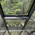 Serre de jardin 30,08m² ROYALE en aluminium laqué noir et verre trempé 4mm - Green Protect