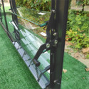 Louvre de ventilation laquée anthracite pour serres Prima parois 145cm - Green Protect