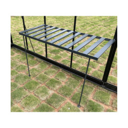Etagère large en aluminium sur pieds et rabattable 120x52,5x79cm - Green Protect