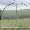 Serre tunnel Essentielle à pieds arrondis 3x7,5m avec bâche PE 200µ - Serres Tonneau