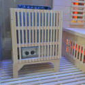 Sauna Hybride LUXE 3 places Infrarouge 2800W + poêle SAWO 6000W SNÖ 