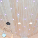 Sauna Hybride LUXE 5 places Infrarouge 3500W + poêle SAWO 9000W SNÖ