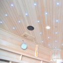 Sauna Hybride LUXE 5 places Infrarouge 3500W + poêle SAWO 9000W SNÖ