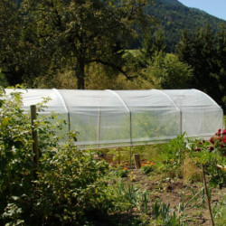 Serre tunnel 4 Saisons à pieds droits 3x9m avec bâche PE diffusant 200µ - Serres Tonneau
