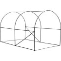Serre tunnel maraîchère 2x3m BIANCA couverture PE armé - Green Protect