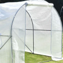 Serre tunnel maraîchère 2x3m BIANCA couverture PE armé - Green Protect