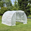 Serre tunnel maraîchère 3x3m BIANCA couverture PE armé - Green Protect
