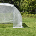 Serre tunnel maraîchère 3x3m BIANCA couverture PE armé - Green Protect