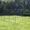 Serre tunnel maraîchère 3x4,5m BIANCA couverture PE armé - Green Protect