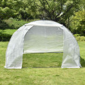 Serre tunnel maraîchère 3x4,5m BIANCA couverture PE armé - Green Protect