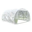 Serre tunnel maraîchère 3x4,5m BIANCA couverture PE armé - Green Protect