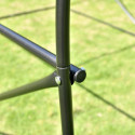 Serre tunnel maraîchère 3x4,5m BIANCA couverture PE armé - Green Protect