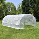 Serre tunnel maraîchère 3x6m BIANCA couverture PE armé - Green Protect