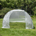 Serre tunnel maraîchère 3x6m BIANCA couverture PE armé - Green Protect