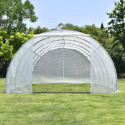 Serre tunnel maraîchère 4x8m BIANCA couverture PE armé - Green Protect