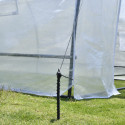 Serre tunnel maraîchère 4x8m BIANCA couverture PE armé - Green Protect