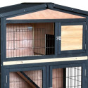 Clapier d'extérieur en bois FSC thermo-traité 101x55x100cm - Shelty Pet
