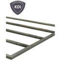 Abri de jardin toit plat 5,95m² en bois brut 19mm - Lahar 3,5 - Karibu