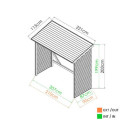Abri bûches 1,9m² en bois traité Memphis - Cerland	