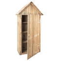 Armoire de jardin H193cm en bois traité Wissant - Cerland