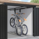 Abri pour 4 vélos en métal anthracite Kosto 3,7m² - X-METAL