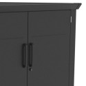 Abri pour 4 vélos en métal anthracite Kosto 3,7m² - X-METAL