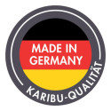 Abri de jardin en bois anthracite 19mm - acier anthracite - 5,09m² Jupiter 3C – Karibu