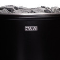 Poêle à bois en acier noir – Narvi Luosto