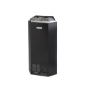 Poêle électrique 3kW en acier noir – avec commande - Narvi Minex