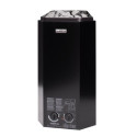 Poêle électrique 3kW en acier noir – avec interrupteurs - Narvi Minex
