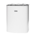 Poêle électrique 9kW en acier blanc - commande à distance - Narvi NC