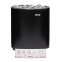 Poêle électrique pour sauna 6kW fixation murale - Acier noir - Narvi NM - Sans commande
