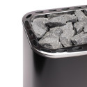 Poêle électrique 6kW en acier noir – avec commande - Narvi NM