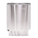 Poêle électrique 6kW acier inox pour sauna 5-8 m Narvi NM - Sans commande - Fixation murale