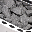 Poêle électrique 6kW en acier inox – avec commande - Narvi NM