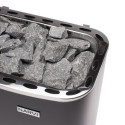 Poêle électrique 6kW en acier noir – avec interrupteurs - Narvi NM