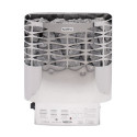 Poêle électrique sauna 4,5 kW Narvi NS - Acier inox - Avec interrupteurs - 47x27x60cm