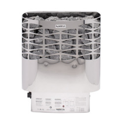 Poêle électrique 4,5kW en acier inox – avec interrupteurs - NS - Narvi