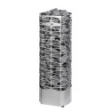Poêle électrique 6,8kW en acier inox - commande à distance - SAANA - Narvi