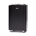 Poêle électrique 6kW en acier noir – commande à distance - Ultra Small - Narvi