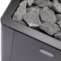 Poêle électrique 6kW en acier noir – commande à distance - Ultra Small - Narvi