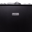 Poêle électrique 6kW en acier noir – commande à distance - Ultra Small - Narvi