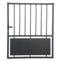 Portillon semi-ajouré en fer 100x120cm CLEA - X-METAL