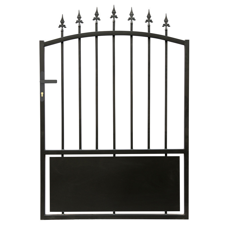 Portillon semi-ajouré en fer 100x144cm AURORE - X-METAL