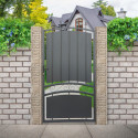 Portillon plein en fer 100x195cm SELENE - X-METAL