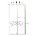 Portillon plein en fer 100x195cm SELENE - X-METAL