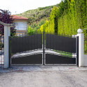 Portail battant plein en fer 300x195cm SELENE - X-METAL