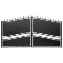 Portail battant plein en fer 300x195cm SELENE - X-METAL