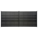 Portail battant plein en fer 350x182cm ORIS - X-METAL