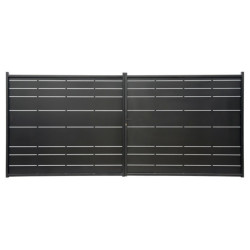 Portail battant plein en fer 350x182cm ORIS - X-METAL